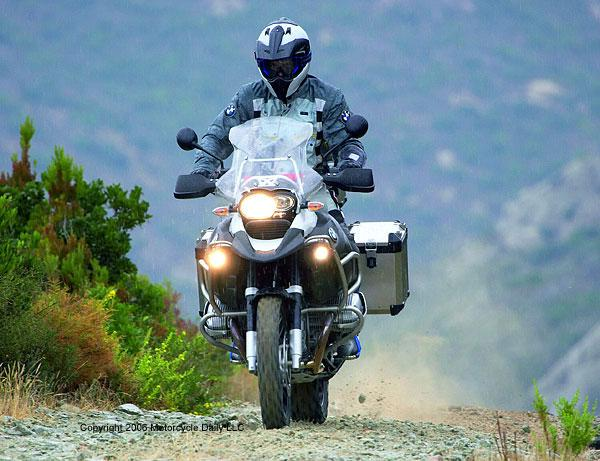 BMW R1200 GS LC riding with valve clearance warning signs to watch for